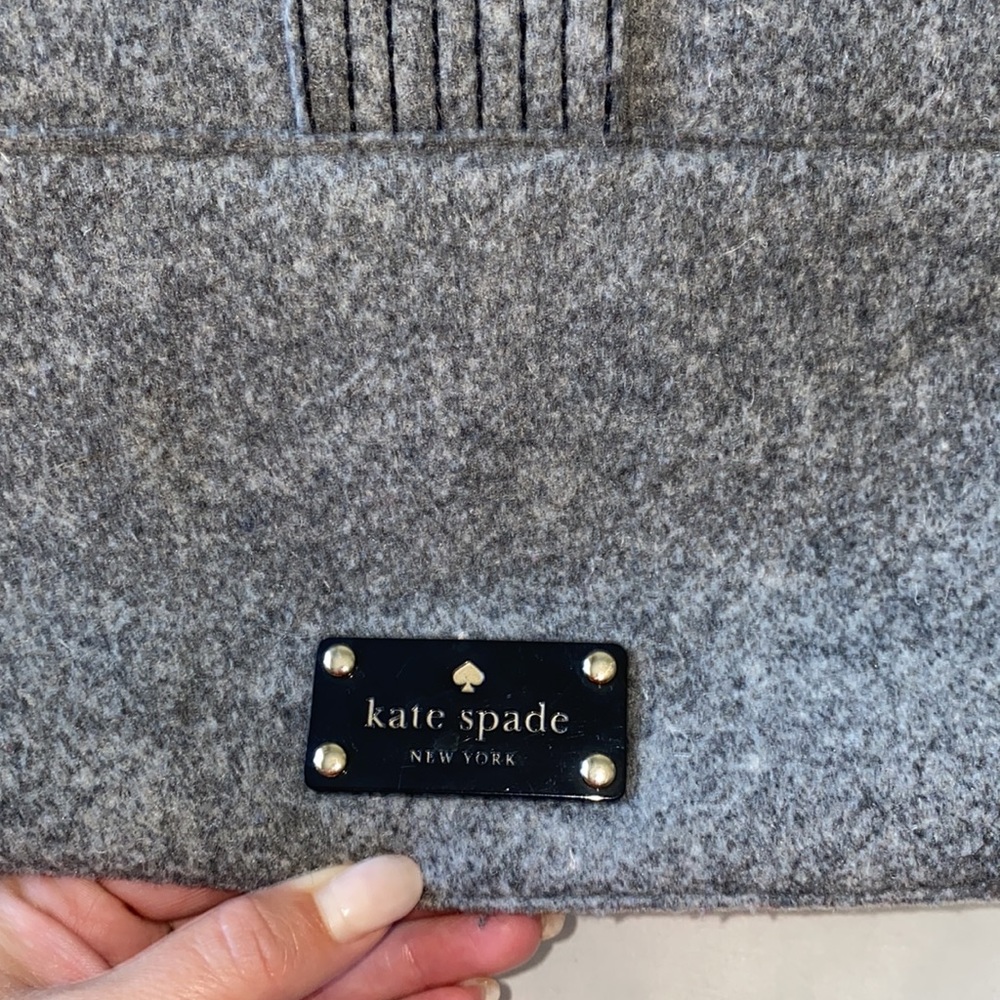 Kate Spade Grey & Black Shoulder Bag - Picture 4 of 10